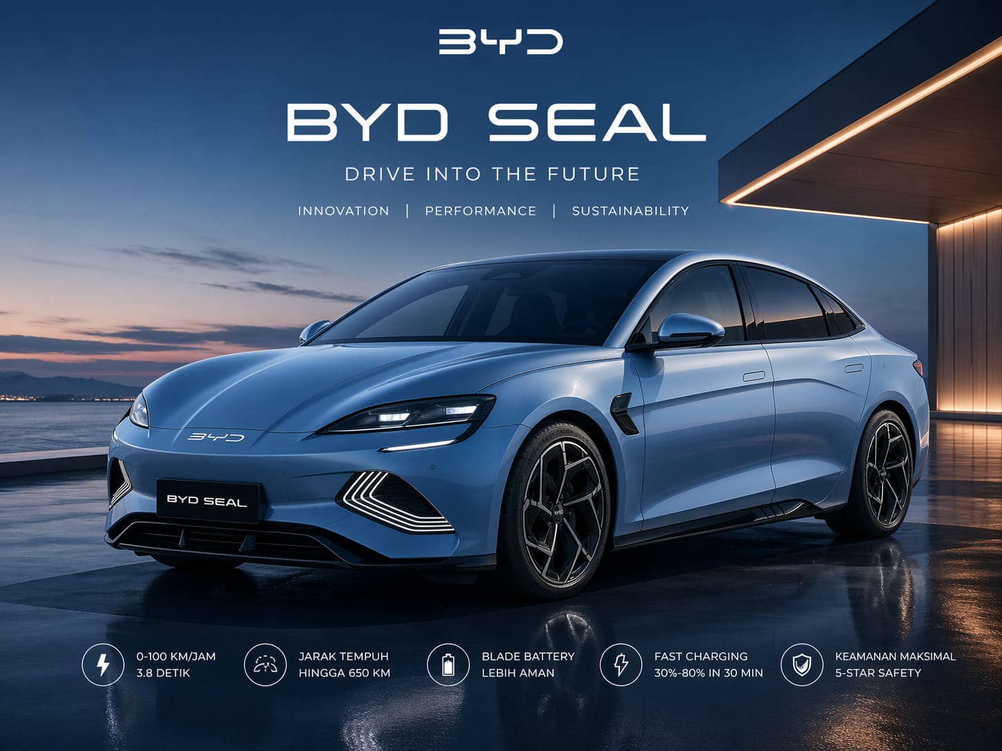 BYD Seal - Sport Sedan Performa Tinggi