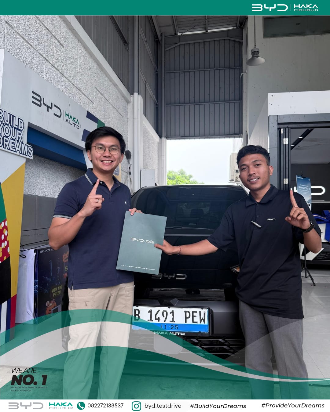Foto serah terima BYD
