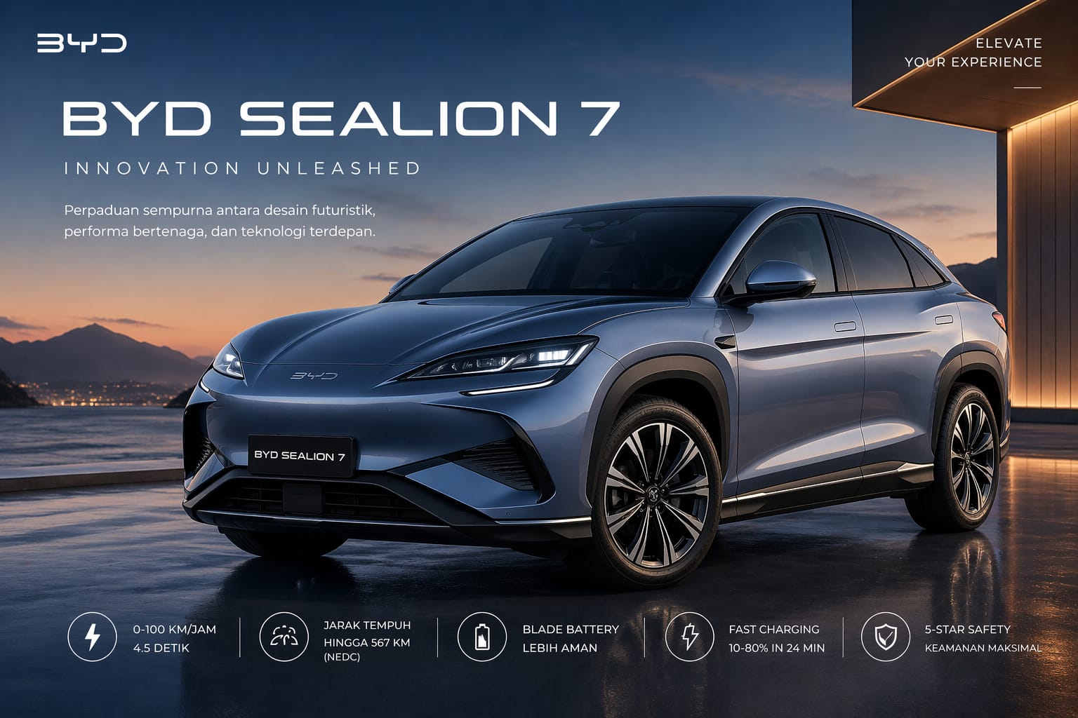 BYD Sealion 7 - Performance SUV Coupe
